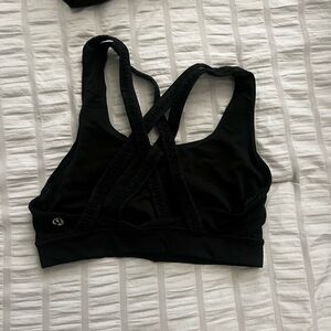 lululemon strappy sports bra size 4